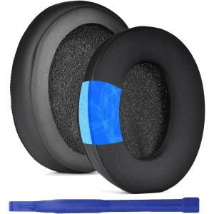 LORANKA-WH-CH710N Coussinets de Rechange compatibles avec Casque Sony WH-CH700N/WH-CH710N/WH-CH720N /WH-XB900N/WH-RF400&MDR-ZX780/MDR-ZX770/MDR-10R, Cuir prot&eacute;in&eacute; Souple (Gel/Noir) - Neuf