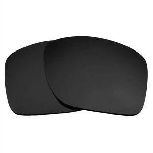 Verres De Rechange Polarises Noirs Pour Lunettes De Soleil Wiley-X Valor Par - Neuf