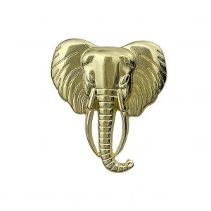 Tête d'éléphant Poignée d'armoire Poignée à nez long pour table de chevet Poignée de tiroir décorative durable et pratique - Neuf