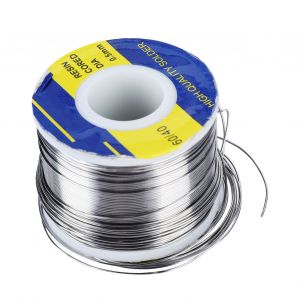 Bobine de fil de soudure a l'etain, noyau de colophane 60/40, 0,5 mm, 250 g, pour reparation d'ordinateurs - Neuf