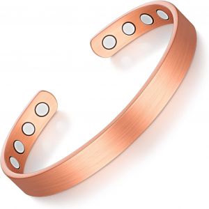 Bracelet Magn&eacute;tique En Cuivre Bronz&eacute;, R&eacute;glable Avec 8 Aimants, Pour Homme Et Femme, Cadeau - Neuf