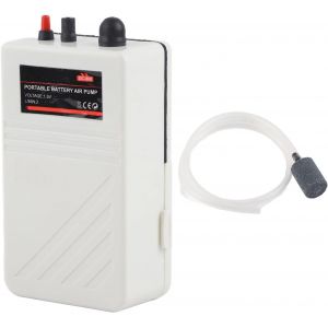 Pompe À Air D'aquarium,Pomper Oxygène Silencieuse Piles Avec Pierre Tube De Pêche En Plein Portable Mini Multifonctionnelle Accessoire Pêcheur Bulleur Aquarium Silencieux Pour Bac Poissons - Neuf