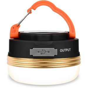 Camping Lights,Rechargeable Led Tent Light,4 Modes Usb Portable Sos Light With Magnetic Base And Hook Ip43 Waterproof For Outdoor,Hiking,Fishing,Power Cuts (1pc).[A394] - Neuf