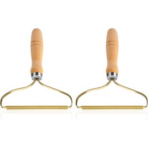 MEVRONISSHOP-2 Pcs Rasoir Anti Bouloche,Anti Peluche Vetement,Enlever Peluche Vetement,Bouloche Rasoir Brosse,Brosse Poils,Animaux Applicable &agrave;,Manteau Tiss&eacute; Pull,Tapis Rideaux Canap&eacute;,Bouloche Portab - Neuf