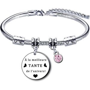 Kalsw-Bracelet Tata Cadeau Tata Tante-Ma Maman N'oublie Jamais Que Je T'aime Pour Toujours-Cadeaux De No&euml;l Cadeaux Pour F&ecirc;te Des M&egrave;res Pour Tata (2) - Neuf