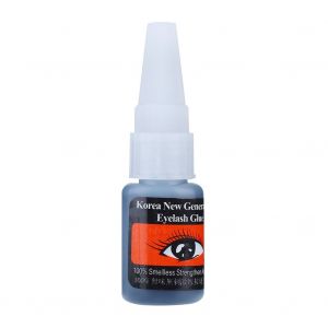 Colle Pour Extensions De Cils 15 Ml, Gel De Greffe De Cils Sans Odeur, Outil D'entrainement Pour Extensions, Bleu - Neuf