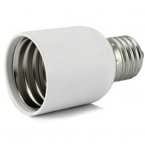 E27 À E40 Adaptateur Blanc Douille Convertisseur Maison Ampoule Moyenne - Neuf