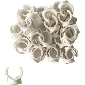 Kalanka-Lot De 30 Colliers De Serrage En Pex, Clips De Tuyau En Plastique, Crochets En U De 32 Mm, Pour La Plomberie Et La Tuyauterie, Vis Non Incluses(Blanc) - Neuf