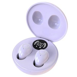 Mini &eacute;couteurs sans fil Bluetooth profil bas Micro-type minuscule discret Les &eacute;couteurs cach&eacute;s fonctionnent petite t&ecirc;te - Neuf