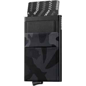 KALANKA-Porte-Cartes Slim Pop-Up Wallet avec Poche d'argent Minimaliste RFID Blocage Le Porte Cartes de Crédit en Métal en Aluminium pour Hommes - Neuf