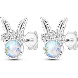 Kal-Sterling Silver Stud Boucles D'oreilles, Boucles D'oreilles Femme &Eacute;toile Et Lune, Licorne Fille Cadeau Tournesol Boucles D'oreilles Papillon Boucles D'oreilles - Neuf
