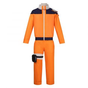 Costume De Cosplay Naruto, Ensemble Complet De Costumes D'anime Pour Jeunes Naruto Uzumaki, Hall Cosplay - Neuf