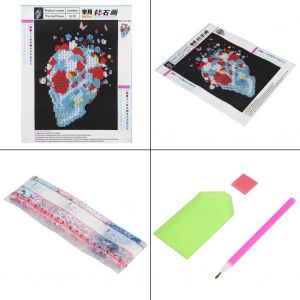 Kit De Broderie En Strass Fait A La Main, Peinture Au Point De Croix, Artisanat Pour Decoration Murale De Maison - Neuf