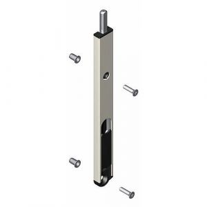 Verrou à pose en feuillure - aluminium - 260 mm - argent - Dator 6840 LA CROISÉE DS - Neuf
