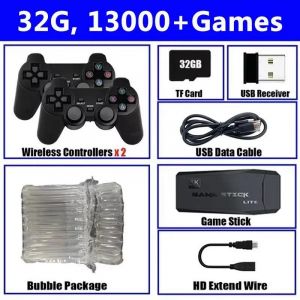Ore-Consoles De Jeux Vidéo M8,2.4g,Double Manette Sans Fil,20000 Jeux,Tv Game Stick,4kfor,Ps1,David,Gba,Rétro,Déterminer Le Lecteur De Jeu--M8 32g No Box - Neuf