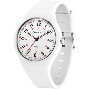Mixte Analogique Quartz Japonais Montre Avec Bracelet En Silicone Sd-3253.[J565] - Neuf
