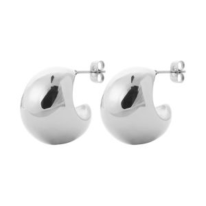 Cr&eacute;oles Larges Brillaxis Acier - Neuf