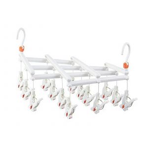 Cintre pliable multifonctionnel &agrave; 14 pinces - Neuf