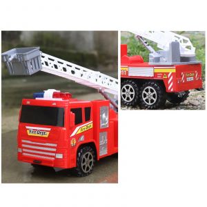 Children's Inertial Fire Truck,Grip Exercise Toy,Urban Sanitation Vehicle Development Vision - Neuf