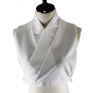 Femmes Vintage Style Chinois Hanfu Demi-Chemise Crop Top Croix Wrap Profond Col V Blanc Faux Col Détachable Dickey - Neuf