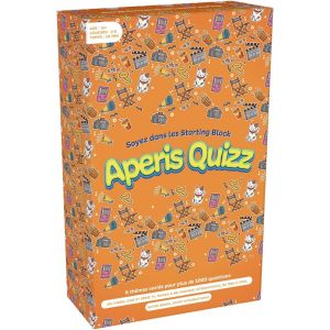 Chenquansarl-Aperis Quizz | Jeu De Soci&eacute;t&eacute; D&egrave;s 12 Ans + | Jeu De Cartes En Famille Avec Plateau | 2 &Agrave; 8 Joueurs | 180 Cartes 1000 Questions Et 6 Th&egrave;mes | 20 Min | | Id&eacute;e Cadeau | Vf - Neuf