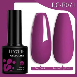 Lilycute 7ml Extension Rapide Gel Pour Ongles Vernis Semi Permanent Acrylique Cristal Blanc Clair Nude Gel Vernis &Agrave; Ongles Uv Construction Gel.Color-F071 - Neuf