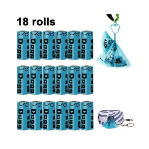 Distributeur De Sacs &Agrave; Crottes De Chien &Eacute;cologique Avec 270 Sacs Biod&eacute;gradables - Attache Pour Laisse Pour Un Nettoyage Facile Lors Des Promenades - Neuf