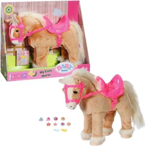Baby Born My Cute Horse-Cheval en peluche interactive - Neuf