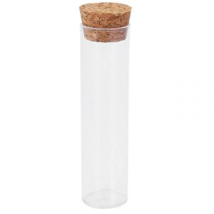 50Pcs / Pack 25X95mm Tube À Essai En Plastique De Thé À Fond Plat Flacons Drosophile - Neuf