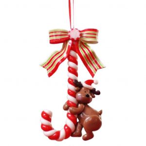 Arbre De Guirlande De No&euml;l, D&eacute;corations Pour La Maison En Plein Air De No&euml;l En R&eacute;sine De Bonbons De No&euml;l, Les Cannes De La Pendaison De D&eacute;coration De No&euml;l 3 - Neuf