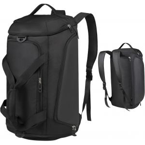 Acdsgd-38l Sac De Sport Pour Homme Femme,56x26x26 Cm Sac &Agrave; Dos De Gym Cabas De Fitness Avec Compartiment &Agrave; Chaussures,&Eacute;tanche Sac Voyage Weekend Avec Bandouli&egrave;re,Sac D'entra&icirc;nement Pour Fitness Campings,Noir - Neuf