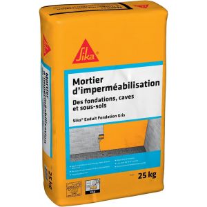 CHECARZHN--NO1-Enduit Fondation Mortier D'Imperméabilisation De Caves/Sous-Sol - Enduit Fondation Gris - Imperméable À L'Eau - Durcissement Rapide - Esthétique 25Kg - Neuf