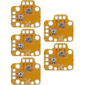Eryi-Lot De 5 Manettes Analogiques Drift Fix Mod - Module De Joystick Analogique 3d - Carte De Réparation Compatible Avec Ps4 - Compatible Avec Ps5 - Compatible Avec Xbox One - Jaune - Neuf