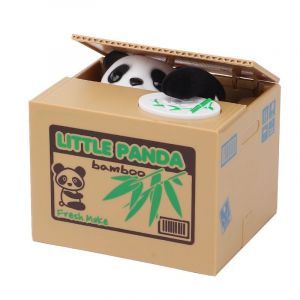 Tirelire &eacute;lectronique, tirelire panda &eacute;lectronique, tirelire panda rouge &eacute;lectrique, tirelire panda Tirelire dr&ocirc;le petite monnaie, un excellent cadeau pour tout enfant (pile non incluse) - Neuf