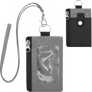 TRAHOO-Pochette Tour de cou avec Protection RFID, Sac de Cou avec Bloqueur RFID, Sac de voyage Antivol Pour Homme et Femme de Passeport avec Bandouli&egrave;re R&eacute;glable, pour Argent Billet Cartes Cl&eacute;s - Neuf