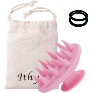 Kal-Brosse De Massage Pour Cuir Chevelu Avec Poils En Silicone Doux, Traitement Des Pellicules, Brosse Confortable Pour Tous Les Types De Cheveux Bouclés, Filles, Femmes, Hommes, Enfants, Animaux - Neuf