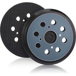 Plateau de pon&ccedil;age orbital auto-agrippant 8 trous 125 mm de rechange - Lot de 2 - Neuf