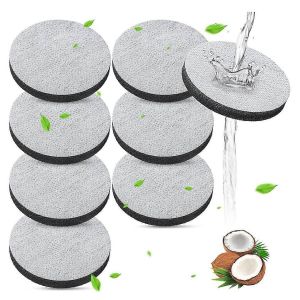 Pack de 8 filtres à eau à disque de type micro pour carafes de bouteilles de filtre à eau Fill & Go,disque filtrant à eau - Neuf