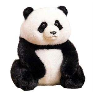 r&eacute;aliste et mignon g&eacute;ant panda b&eacute;b&eacute; peluche jouet simulation animal panda poup&eacute;e oreiller doux enfants - Neuf
