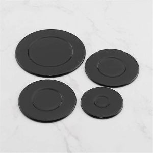4 pcs cuisinière plaque de cuisson brûleur à gaz chapeau 55mm 75mm 100mm pour four plaque de cuisson à gaz brûleur couronne flamme chapeau cuisine acce - Neuf
