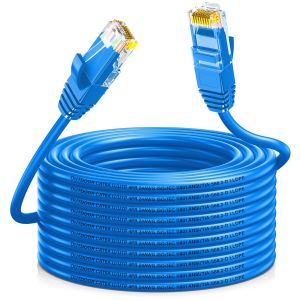 Senior-C&acirc;ble Ethernet 10M, Cat 6A Cable Rj45 10M Ext&eacute;rieur Util R Imperm&eacute;able 24Aw, Direct Burial Ethernet Network C&acirc;ble Lldpe Uv- Gigabit 10 Gbps-Cca&iquest;Utp[L1985] - Neuf
