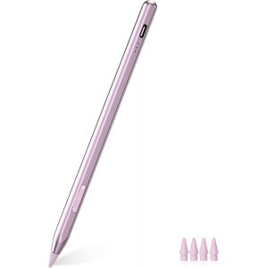 Rosa Stylet Pour Ipad (2018-2024) - Charge Rapide 2x, Sensibilité À L'inclinaison & Palm Rejection, Compatible Avec Ipad Pro 12.9 Pouces (M4/M3/M2), Air 7/6/5/4/3, 10e Gen-6e Gen & Mini 5/6 - Neuf