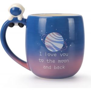 Eryi-Tasse À Café Avec Anse Astronaute 3d, Mug Original Café En Céramiqueidée Cadeau - Cadeau Maman/Cadeau Papa/Cadeau Anniversaire/Cadeau Retraite Femme/Cadeau Départ Collègue,480ml - Neuf