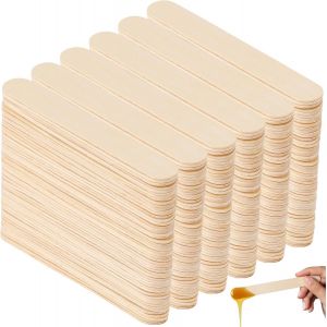 Spatule &Agrave; Cire, 300 Pi&egrave;ces Spatule &Eacute;pilation Cire, B&acirc;tonnets En Bois 150x18 Mm, Spatule En Bois &Eacute;pilation, B&acirc;ton De Cire En Bois, B&acirc;tonnets De Cire Pour &Eacute;pilation Sourcils L&egrave;vres Corps - Neuf