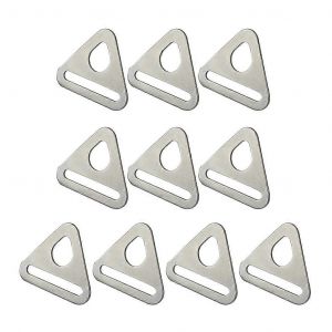 Acier Inoxydable Triangle Buckle Triangle Adjuster Taille De Bague En Option - Neuf