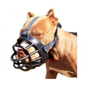 Muselière Souple Pour Chien Ajustement Sûr Et Confortable, Meilleure Prévention Des Morsures, Des Mastications Et Des Aboiements - Neuf
