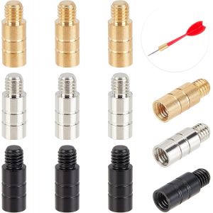 12 Ensembles 3 Couleurs 2g Poids de Fl&eacute;chettes en Laiton Ajouter des Fl&eacute;chettes D'Accentuation Kit D'Outils de Fl&eacute;chettes pour Accessoires de Contrepoids de Fl&eacute;chettes, Diam&egrave;tre 4 mm - Neuf