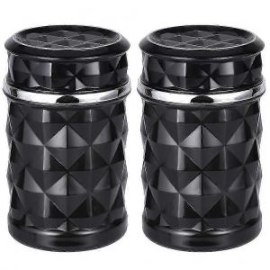 2pcs Support De Cendrier De Voiture Led Antid&eacute;rapant Pour Camion,Suv Et Usage Domestique - Neuf