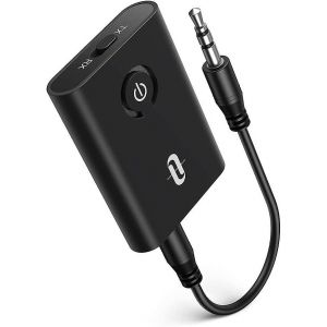 &Eacute;metteur/R&eacute;cepteur Bluetooth 5.0,Adaptateur Audio Sans Fil 2-En-1 Taotronics 3,5 Mm (Aptx Low Latency - Neuf