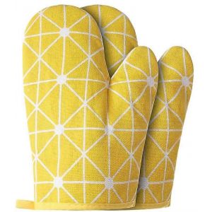 Mitaines de cuisine et maniques Gants de barbecue-Mitaines de cuisine et maniques avec remplissage en silicone de coton recycl&eacute; - Neuf